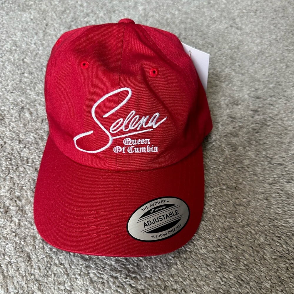Red Selena Queen of Cumbia Cap